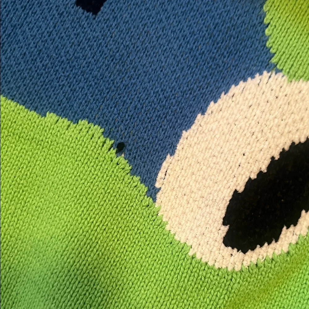 Teddy Fresh Green Bear Sweater Size Large Women’s Retails for $150